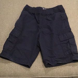 Size 5 navy blue khaki cargo shorts